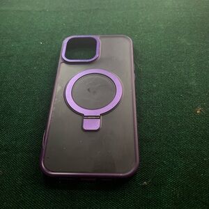 Purple and Black Phone Case 13 pro max